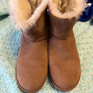 Cozy Brown Shearling UGG Ladies Boots